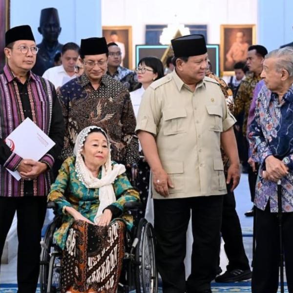 Tokoh Gerakan Nurani Bangsa menemui Presiden Prabiwo di Istana Merdeka, Jakarta, Kamis (11/09/2025), salah satunya membicarakan Reformasi Polri. (Foto: IG Kemensetneg.ri)