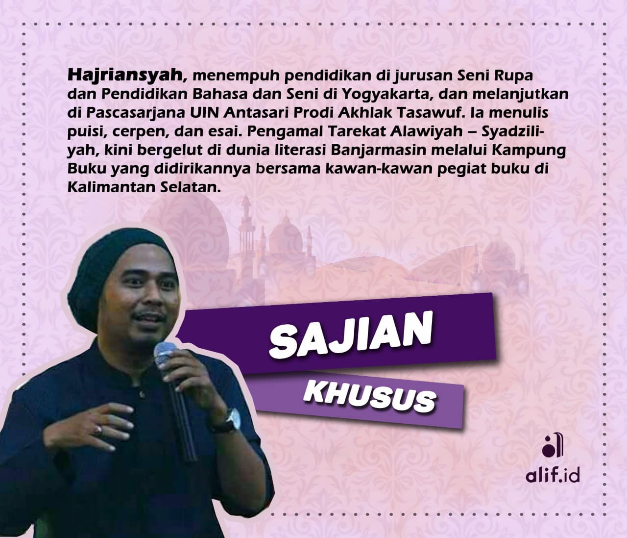 Sajian Khusus: Sufi dan Seni