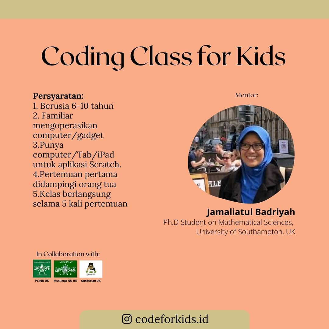 NU Inggris Selenggarakan Coding Class dan Robotika