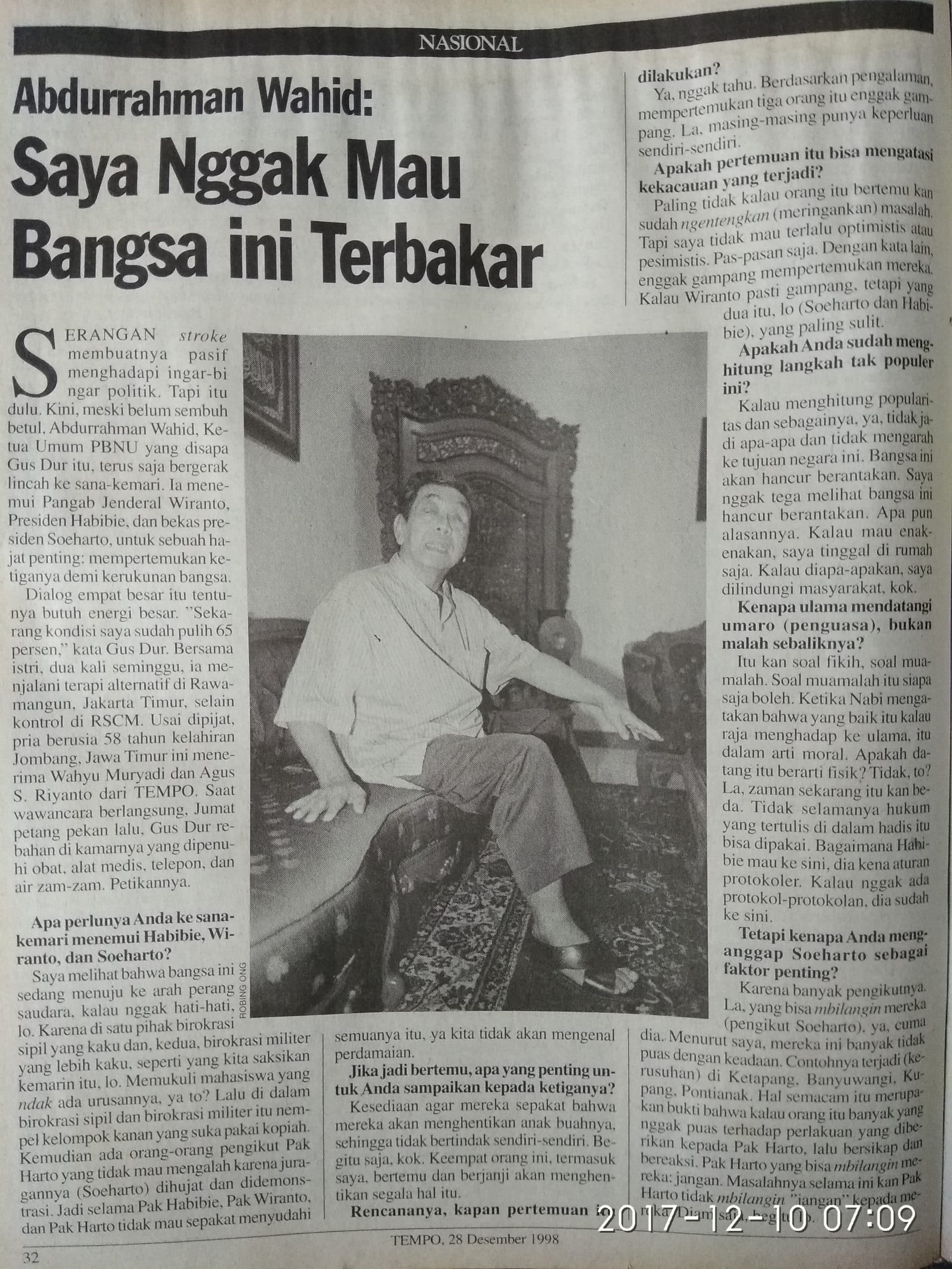 Cita-cita Gus Dur