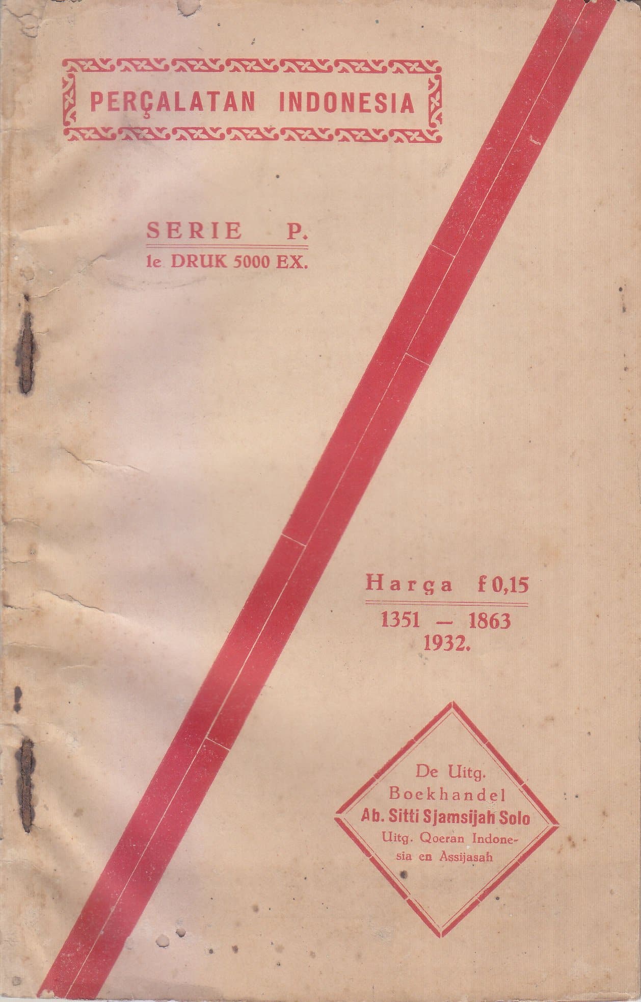 Dua Buku Salat Era Kolonial