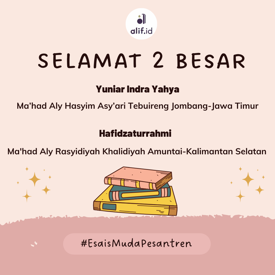 Pengumuman Pemenang Esais Muda Pesantren 2021