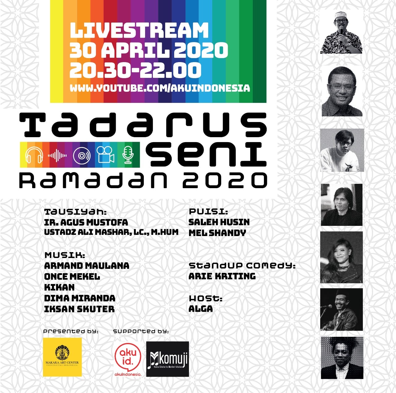 Tadarus Seni Ramadan 2020: Merajut Hati Lewat Seni