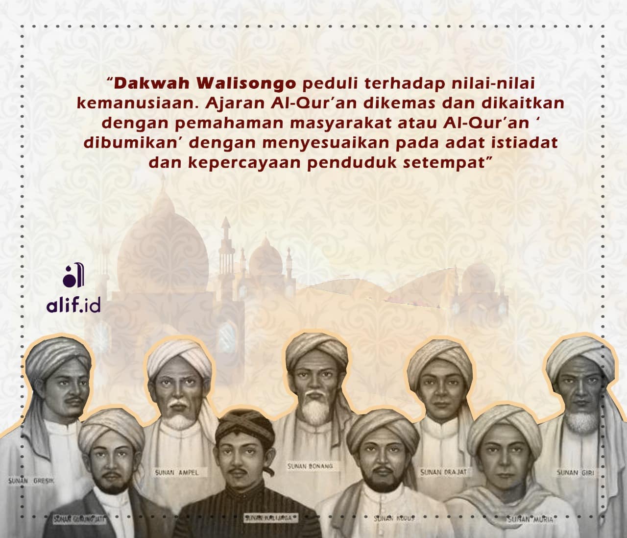 Living Al-Qur'an dan Pesan Kemanusiaan (5): Gerakan Dakwah Wali Songo di Indonesia