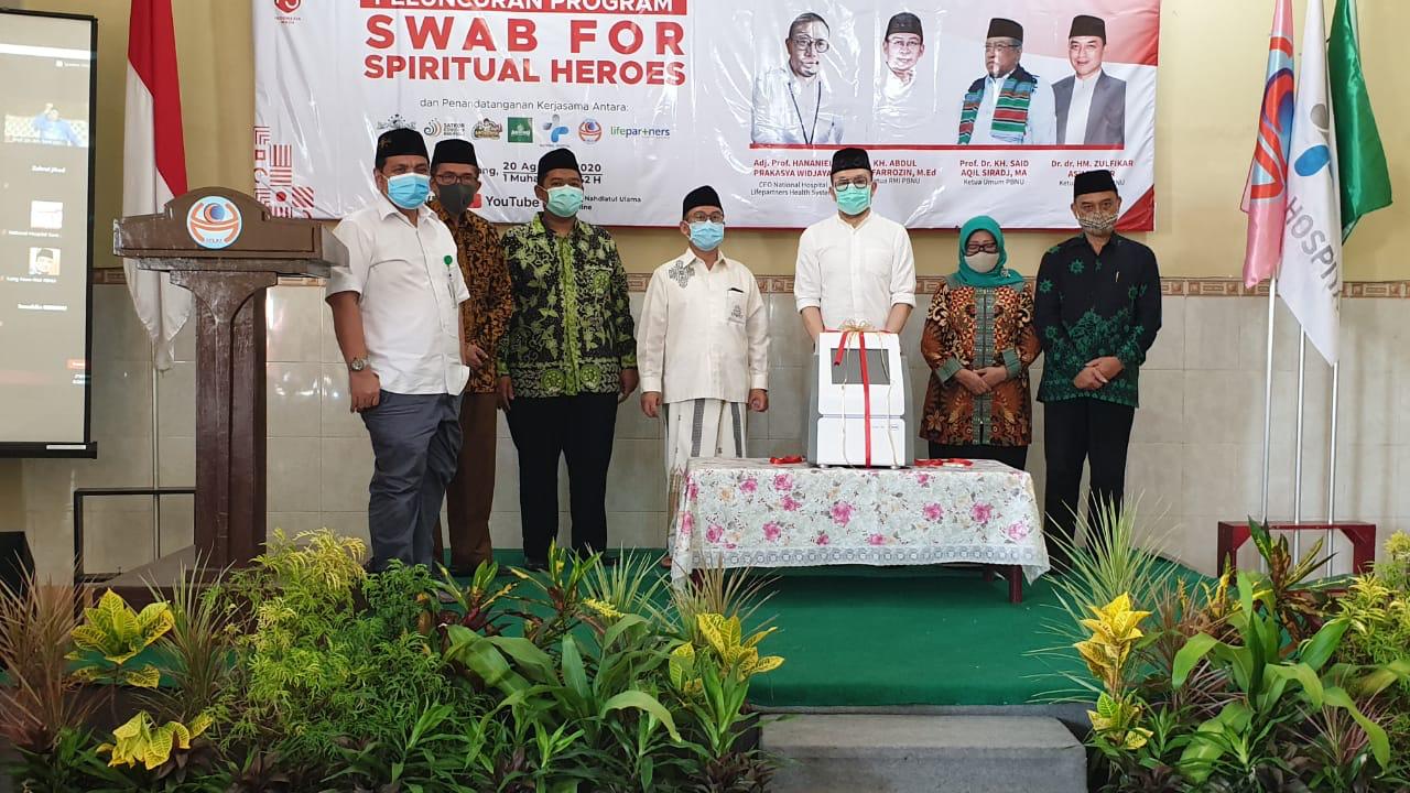 Bekerjasama dengan RS UNIPDU Medika, RMI PBNU dan National Hospital Meluncurkan Program Swab Gratis bagi Keluarga Pesantren