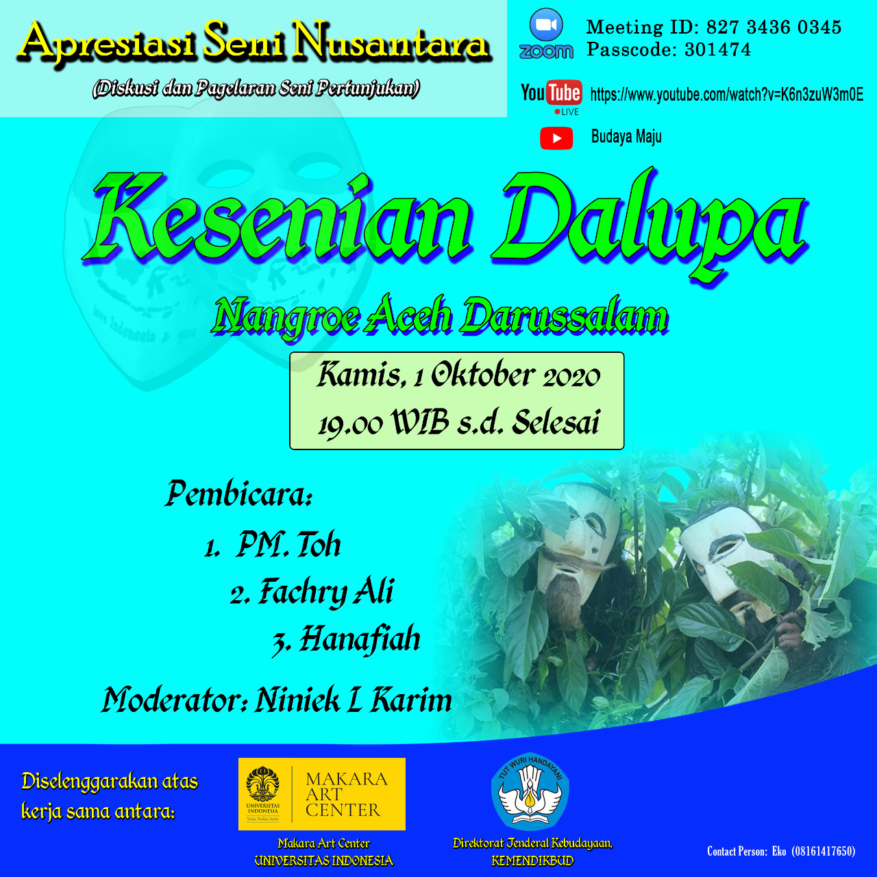 Makara Art Center dan Dirjen Kemendikbud RI Selenggarakan Apresiasi Seni Budaya Nusantara
