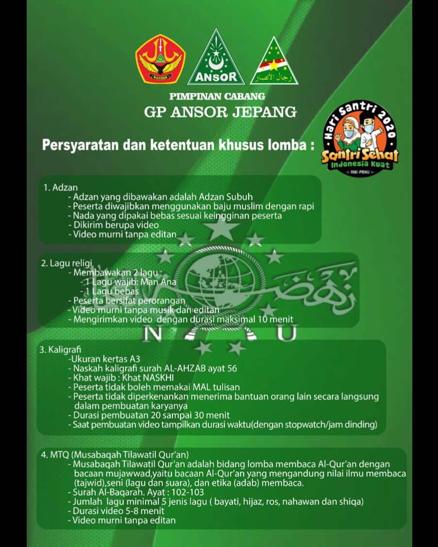 Rayakan Hari Santri, PCINU Jepang Gelar "Jepang Bershalawat"