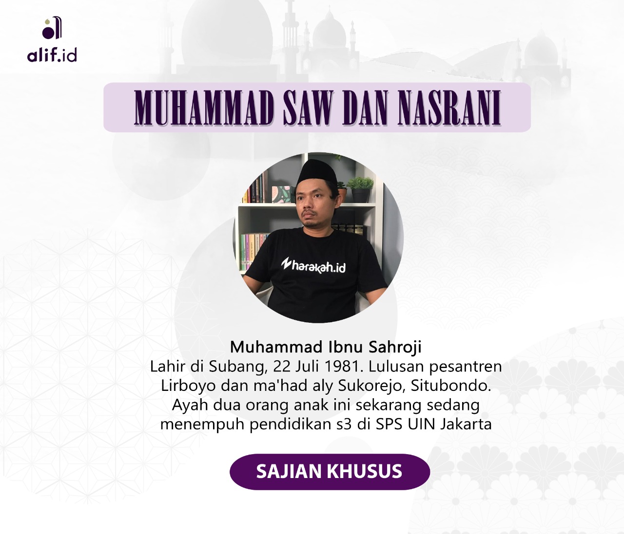 Sajian Khusus: Muhammad SAW dan Nasrani