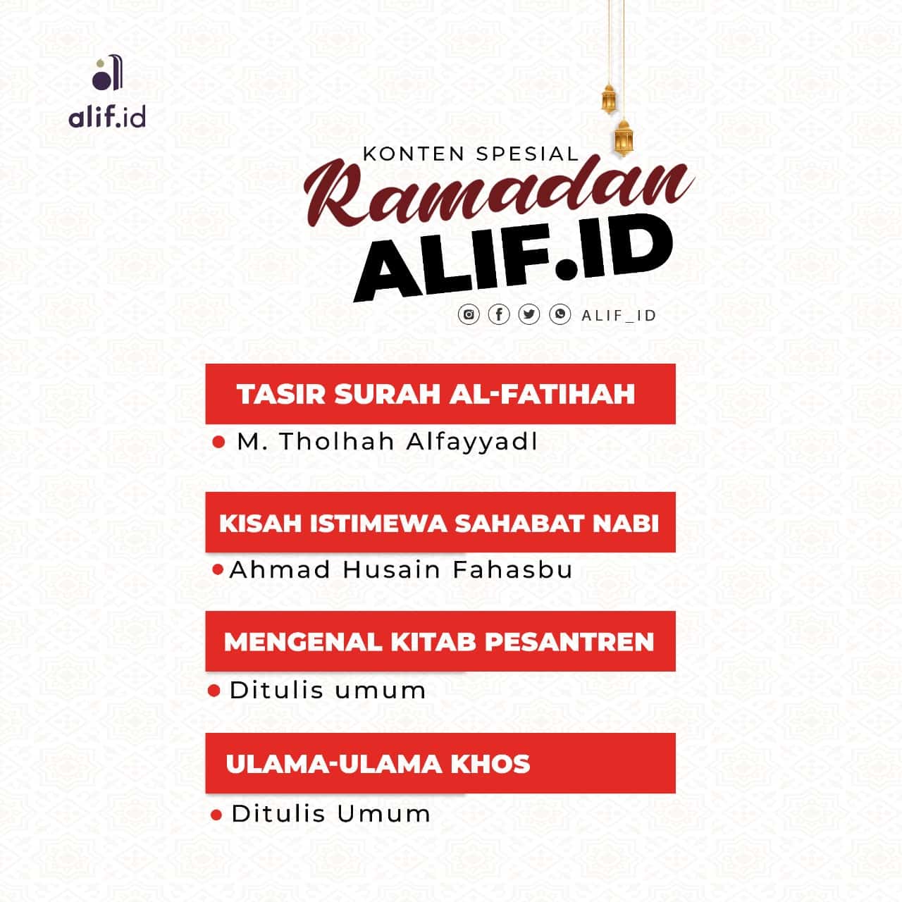 Mau Buku Gratis Terbitan Alif id? Begini Caranya: Buatlah Tulisan tentang Kitab Kuning Pesantren