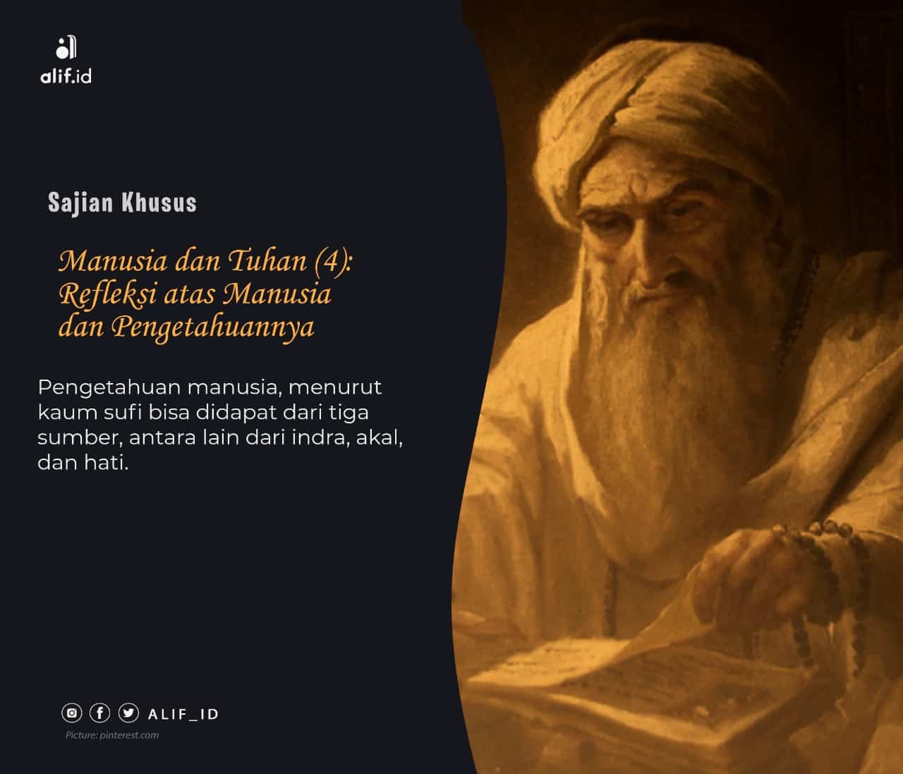 Manusia dan Tuhan (4): Refleksi atas Manusia dan Pengetahuannya