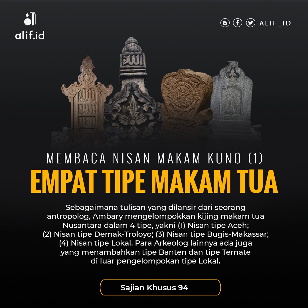 Membaca Nisan Makam Kuno (1): Empat Tipe Makam Tua