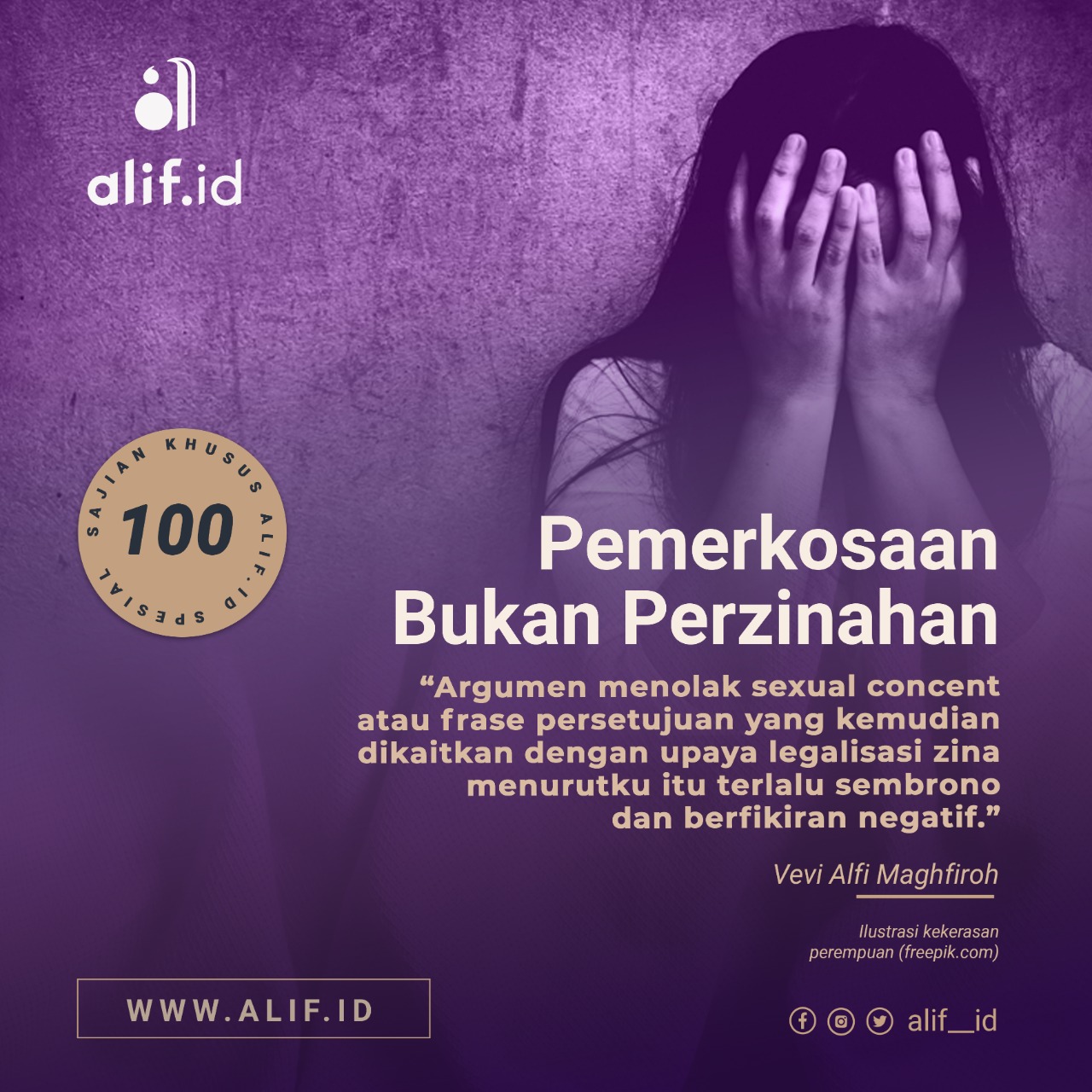 Melindungi Perempuan (1): Pemerkosaan Bukan Perzinahan