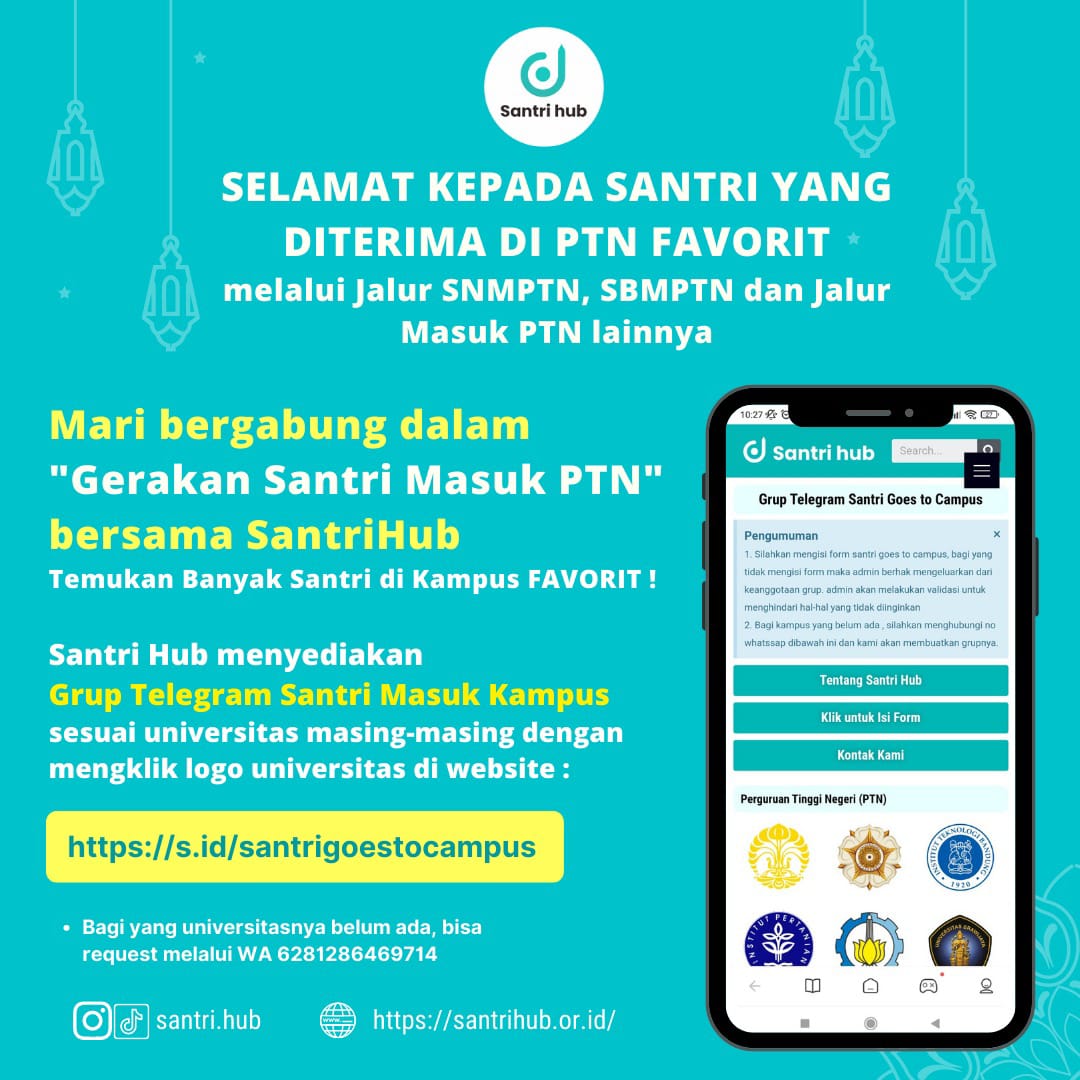Lahir dari Keresahan, Santri Hub Luncurkan Gerakan Santri Masuk PTN