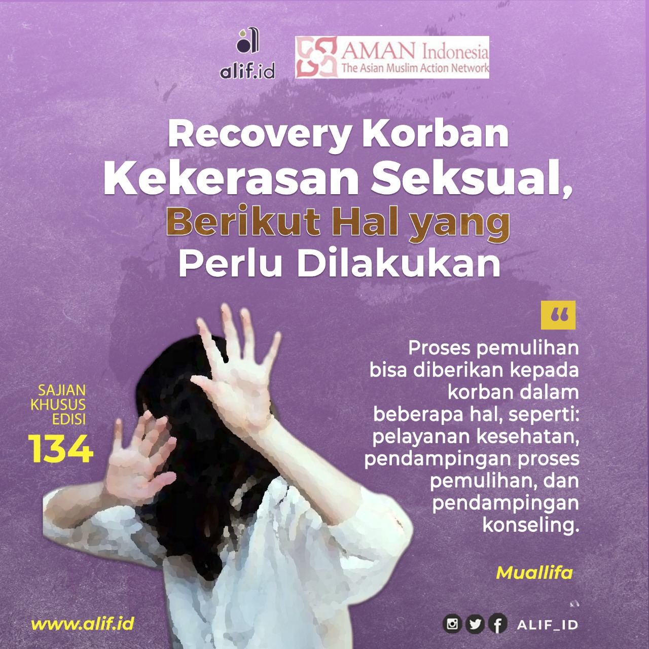 Korban Kekerasan Seksual (1): Recovery Korban Kekerasan Seksual, Berikut Hal yang Perlu Dilakukan