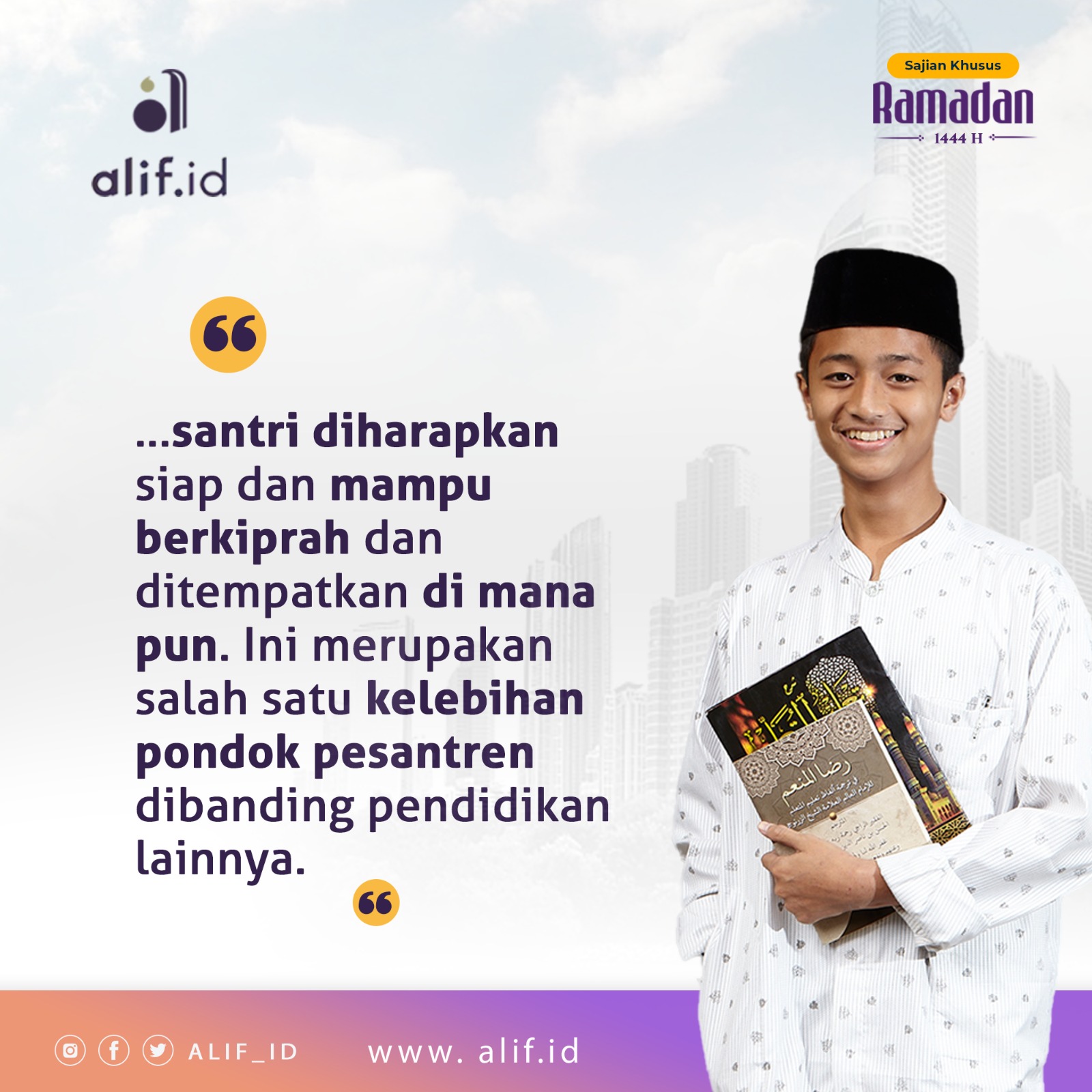 Mengantarkan Cita-Cita Para Santri