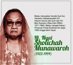 Nyai Hj Solichah Wahid: Ibu Guru Bangsa - Alif.ID