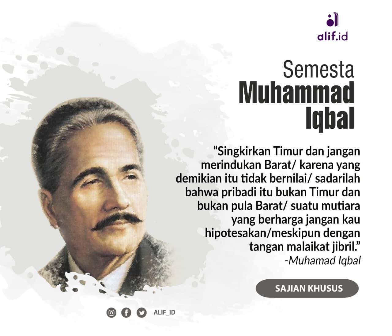 Semesta Muhammad Iqbal (4): Filsafat Pendidikan Iqbal - Alif.ID