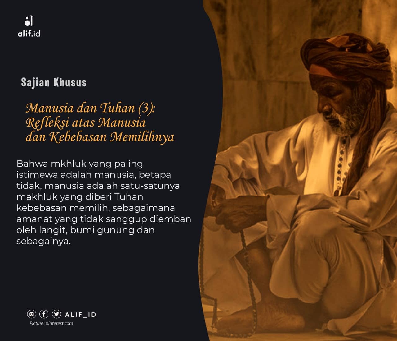 Manusia Dan Tuhan (3): Refleksi Atas Manusia Dan Kebebasan Memilihnya ...