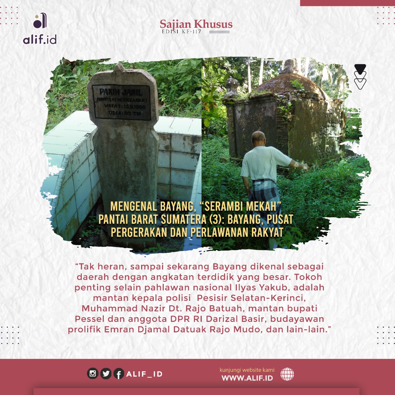 Mengenal Bayang, “Serambi Mekah” Pantai Barat Sumatera (3): Bayang, Pusat Pergerakan dan Perlawanan Rakyat